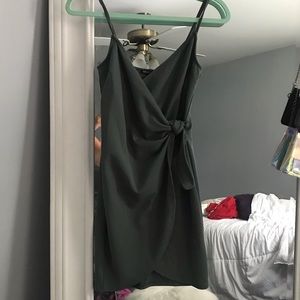 Army Green Mini Dress